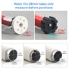 12V Roller Shade Motor Kit – Includes Motor, 12VDC 2A