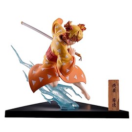 Bandai Spirits Ichibansho - Demon Slayer: Kimetsu no Yaiba - Zenitsu Agatsuma (-The City Where Demons Dwell- The Second), Collectible Figure
