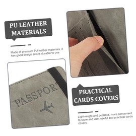 SAFIGLE Passport Holder Travel Essentials Cover Case Passport Cover Card Holder Certificate Holder Cover Protective Cover