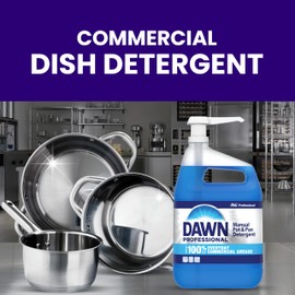 Dawn Professional Pot and Pan Detergent, Regular Scent, 3.8l (Case of 4)
