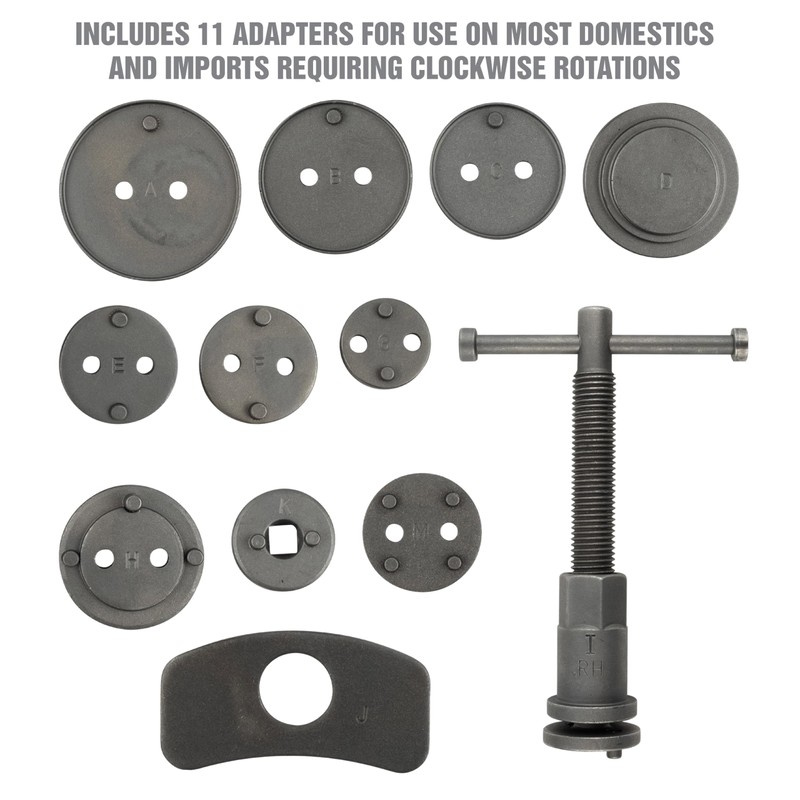 OEMTOOLS 27111 Disc Brake Tool Set, Front and Rear Brake
