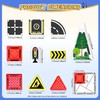 kocojrff Mini Road Magnetic Tiles Set, Travel Magnatiles with Metal