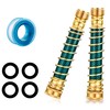 SIGURANTA Garden Hose Extension Adapter, Hose Kink Protector with Coil