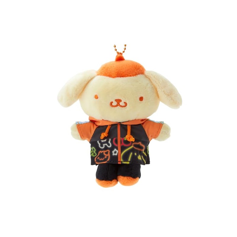 Sanrio 597091 Pom Pom Pudding Mascot Holder (Sanrio Vivid Neon)