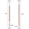 2PCS Cuticle Pusher and Cutter with Storage Case,Professional Cuticle Pusher