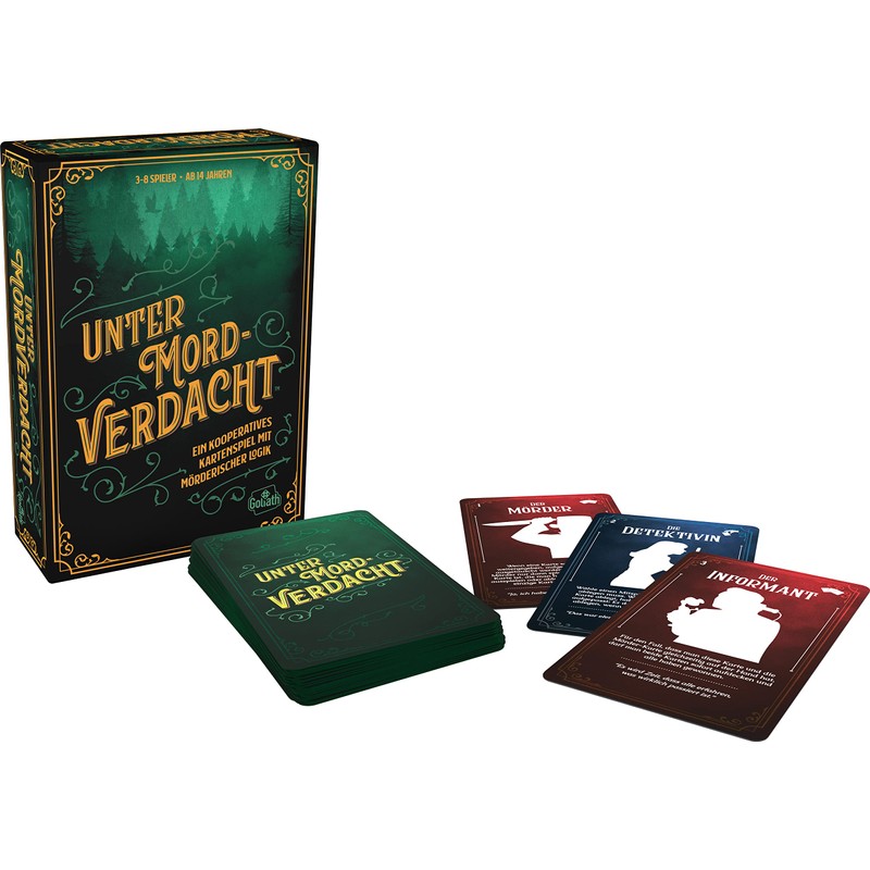 Goliath Under Suspicion of Murder, Card Game from 14 Years,