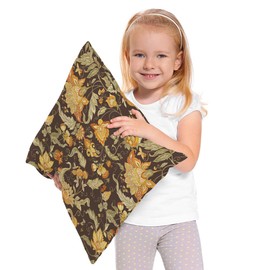 Moslion Throw Pillow Cover Floral Retro Vintage Style Paisley Pattern Ornamental Flowers Batik Design Square Pillow Case Cushion Cover for Home Car Decorative Cotton Linen 20x20 Inch