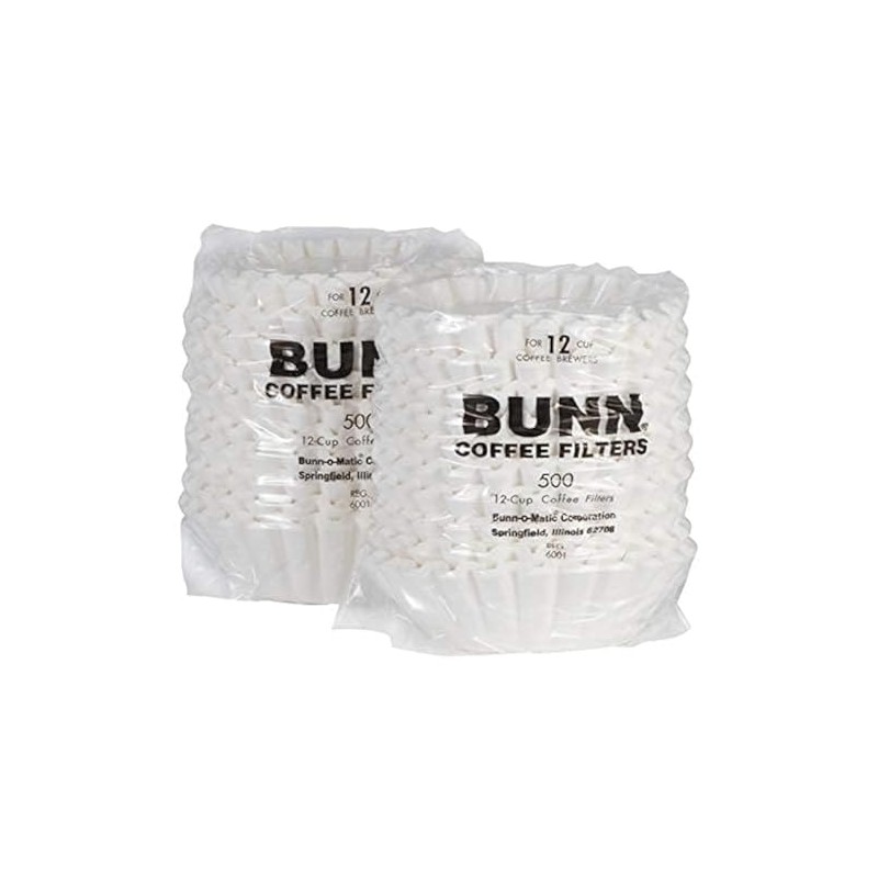 BUNN 12-Cup Commercial Coffee Filters, 1000 count, 20115.0000 (NEW)