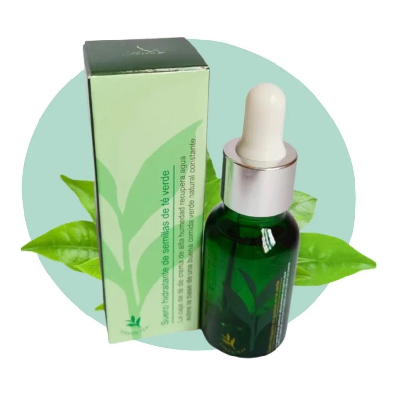 Kit Serum Té Verde + Parches Ojos Amino Ácido 2