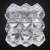 Clear Quartz Crystal Cube with 54 Pyramid - 1" Mini