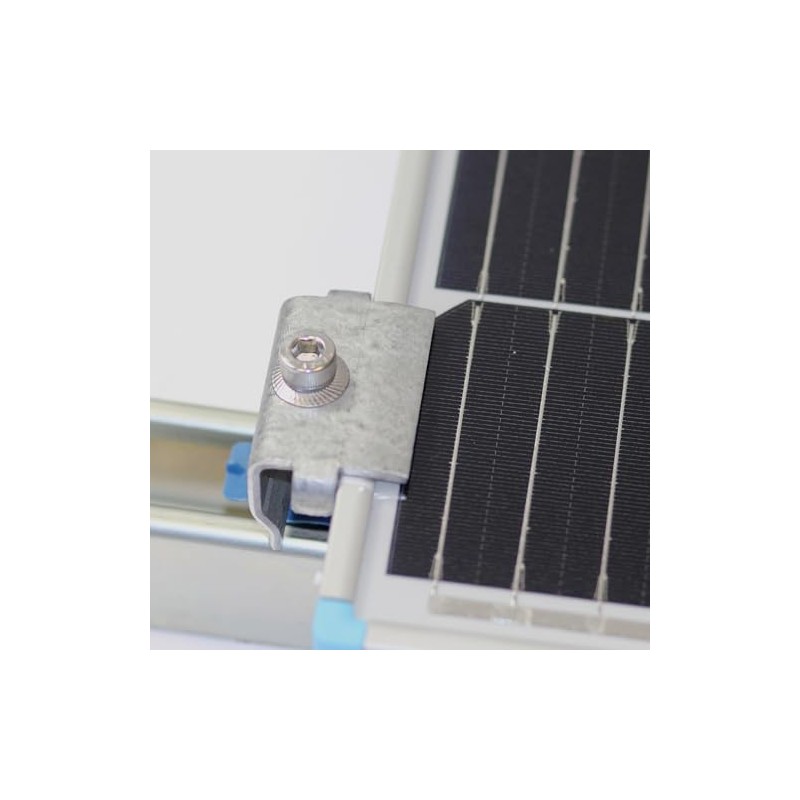Adamax SPEC158-5PK Solar Panel End Clamps for 1-5/8 in. Steel
