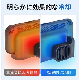 PETFROH For Switch 2 Cooling Fan, Compatible with Genuine Docks, 2 Wind Speeds, Adjustable, USB-A Expansion Port, Long Playtime, Heat Dissipation, Easy Installation, Lightweight Design, Easy to Carry