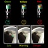 ANCLLO 4Pcs Car Tire Pressure Monitor Valve Stem Caps Sensor