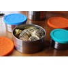 Ecolunchbox Seal Cup Trio 3-Piece Nesting Stainless Steel Leak-Proof Food