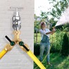 Tesmotor 2 Way Brass Tap Splitter, Garden Hose Y Splitter,