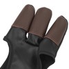 Archery Glove Finger Tab Accessories Three Finger Guard PU Leather