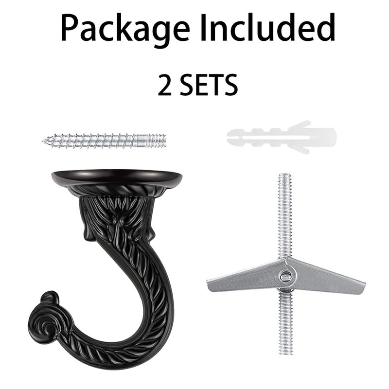 diplambr Swag Hook Heavy Duty Ceiling Hook with Hardware for