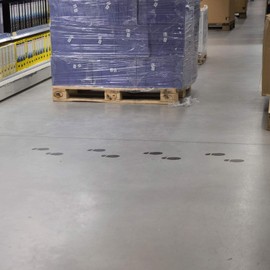 Footprints Stencil - Reusable Stencils for Painting - Create DIY Footprints Home Decor