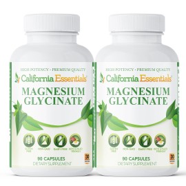 Magnesium Glycinate Chelated for Maximum Absorption, Support Strong Bone 180 Cap