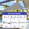 Triangular sun sail, 3 x 3 x 3 m, triangular