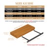 1pc Floating Shelf Bracket Heavy Duty,Decorative Floating Shelf Hardware Hidden