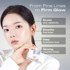 HAPA KRISTIN Anti-Aging Skin Tightening Face Moisturizer with Vegan Collagen, Hyaluronic Acid, and Niacinamide - Korean Skincare for Fine Lines and Wrinkels, 2 Fl Oz