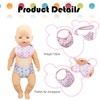 GXGM Pack of 2 Doll Bibs, Doll Accessories, Doll Carrier,