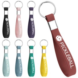 8Pcs Pickleball Accessories Keychains Bulk Gifts for Pickleball Lovers Team Gift for Pickle Ball Player Silicone Keychain Pickle Balls Party Favors Key Chains Bulk Christmas Birthday Thank You Gift