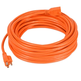 BANLIN 50FT 101678 Extension Cord Compatible with ProTeam Backpack Vacuums, Heavy-Duty 16AWG SJTW Orange Power Cord, Extension Cord