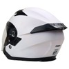 PITMOTO Open-Face Motorcycle Helmet. DOT, Model PM-768. -Matte White-X-Large