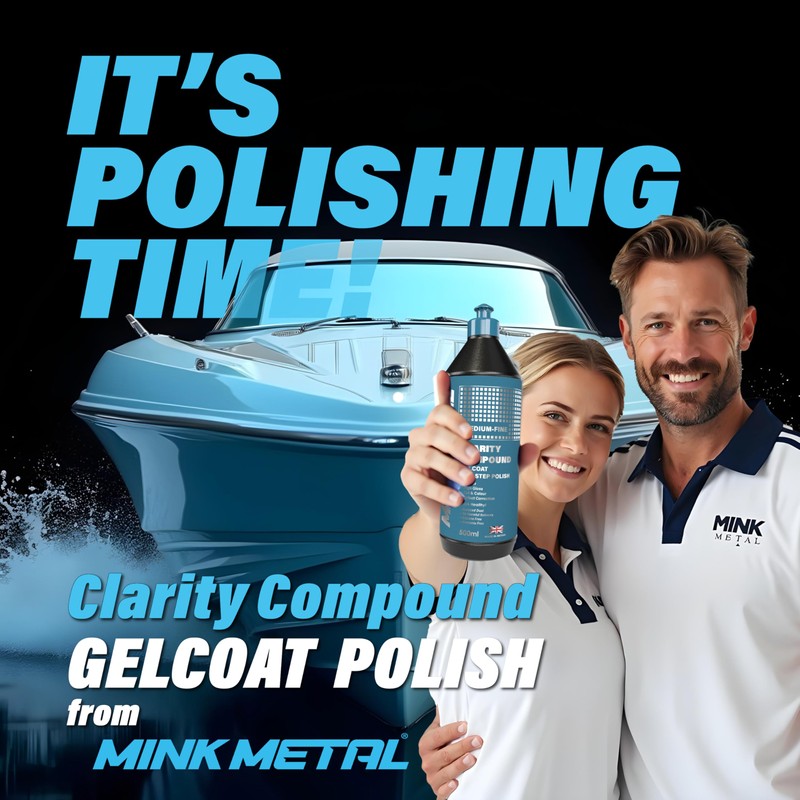 MINK METAL Clarity Compound, Merino Lambswool Buffing, Polishing & Compounding