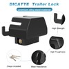 DICATTE Anti-Theft Trailer Hitch Lock,Trailer Locks Fits 2" and 2-5/16"-Inch