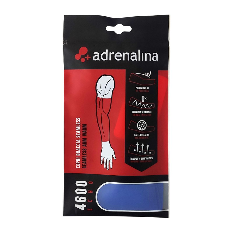 più adrenalina Unisex Echo Arm Guard, White