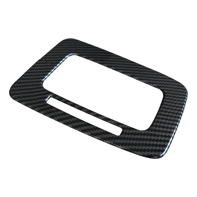 ruihe Carbon Fiber Pattern Car Gear Shift Knob Console Panel