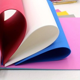 EVA Foam Sheets - Cream Pink - Pack of 5, A4 Paper Size, Extra Large Sheet Size, 7.8 X 11.8 Inches, 1.5mm-2mm Thick, for Arts and Crafts, 5 Sheets, Easter Decor DIY Handwork, School Projects, Kids