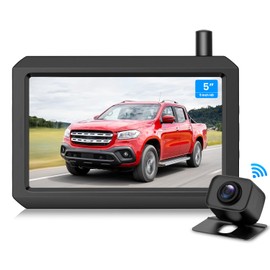 AUTO-VOX Wireless Backup Camera W7-2.4G Stable Digital Signal Rear View Camera for Rear/Side/Front - 5" Monitor Back Up Camera for Car, Pickup, SUV, Truck, Trailer, Camper