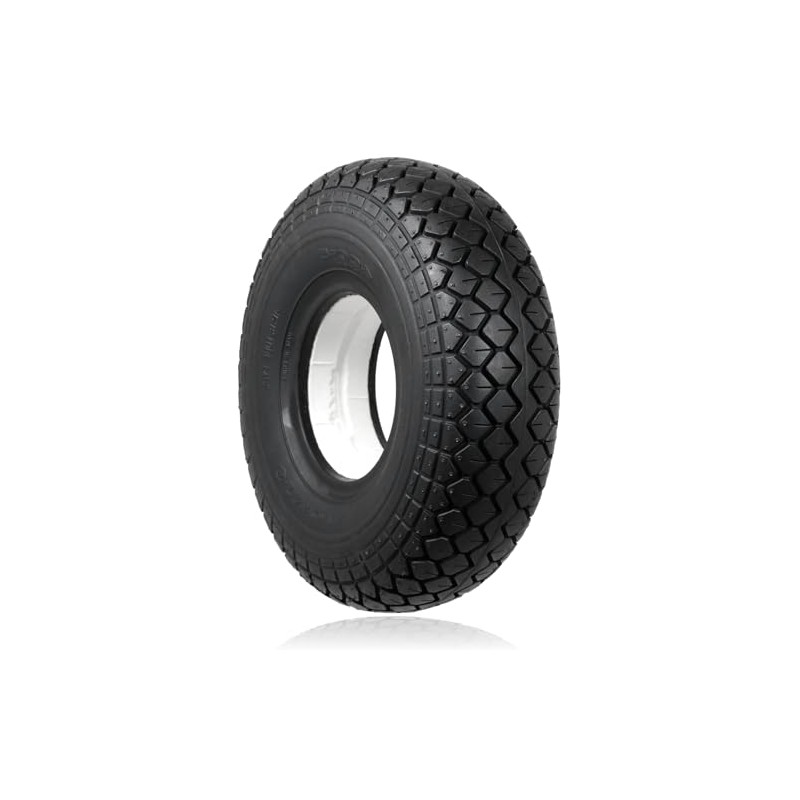 SPARES2GO Mobility Scooter Tyre 4.00x5 Block Tread 4.00-5 400x5 400-5