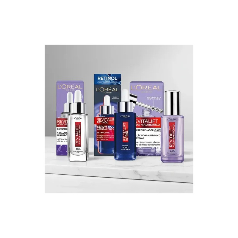Kit Loreal Serums Dia Y Noche - Ácido Hialurónico Retinol