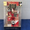 FAO Schwarz Gift Bag Nutcracker Teddy Bear Hand Blown Glass