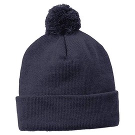 SPORT-TEK Solid POM POM Beanie F20