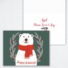 Canopy Street Smiling Polar Bear Holiday Card Pack / 25