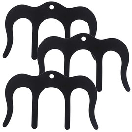 Hidear Music Book Clip Page Holder 3pcs Pack Metal Sheet Music Holders for Sheet Music Stands Pianos book Reading (Black)