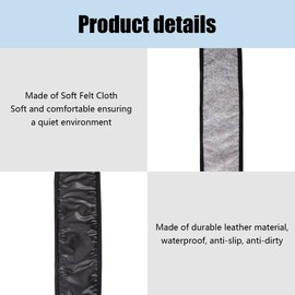 LKLKKC Wheelchair Tyre Covers for Wheelchair Wheels 24'' Non-Slip Protective Cover Protect Floors Carpets Power Wheelchair Tire Covers, Gray