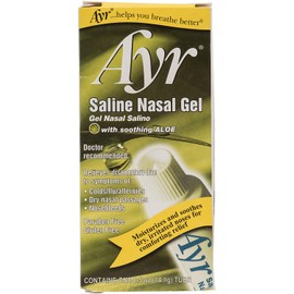 Ayr Saline Nasal Gel, With Soothing Aloe, 0.5 Ounce Tube