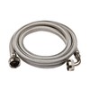 (Pack of 2) EFIELD Premium Stainless Steel Washing Machine Hoses