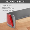 POPAKAN Flexible Baseboard Molding Trim 4" x 20 ft, Self-Adhesive