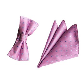 Big Boys Bow Tie Set Pink Blue Summer Wedding Bowtie Holiday Party Gifts for Men