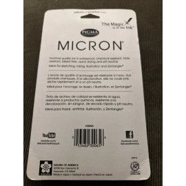 Sakura Pigma Micron Fineliner Brush Pens 05 Colors .45 Mm