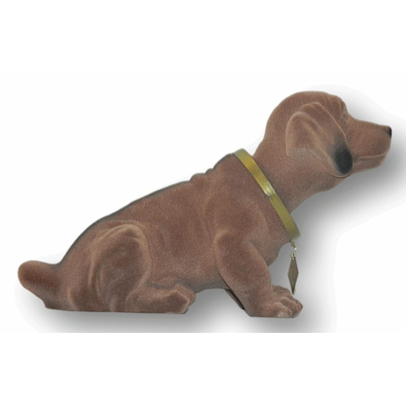Nodding Dog Figure, Dachshund, Height 18 cm, with Nodding Head