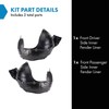 TRQ TRQ Front Inner Fender Liner Set Compatible with 2017-2019
